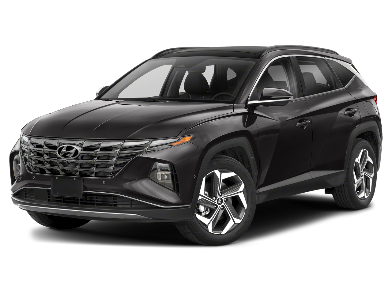 2023 Hyundai Tucson Limited AWD in Portofino Gray — front three-quarter view