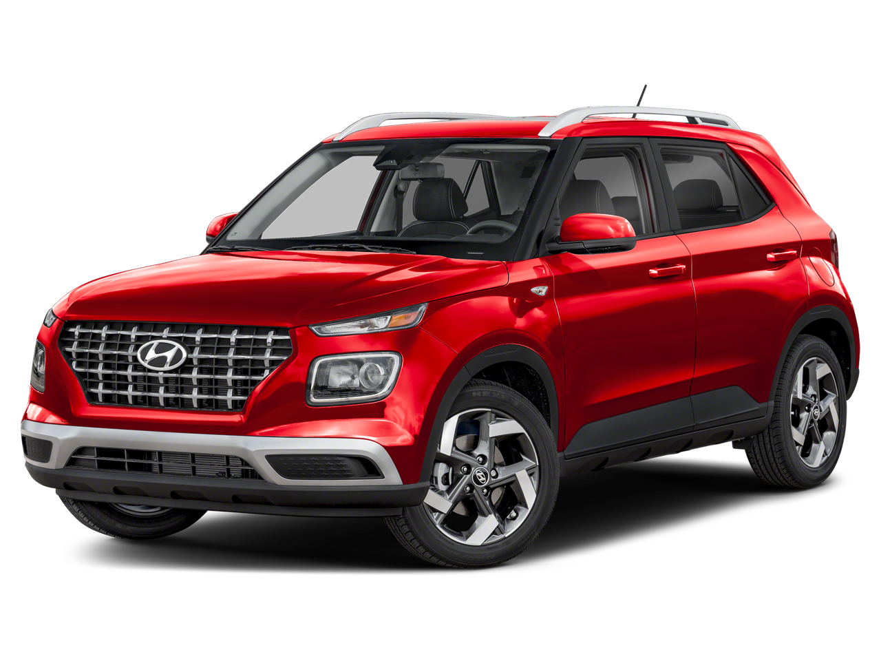 2023 Hyundai Venue SEL IVT in Scarlet Red Pearl — front three-quarter view