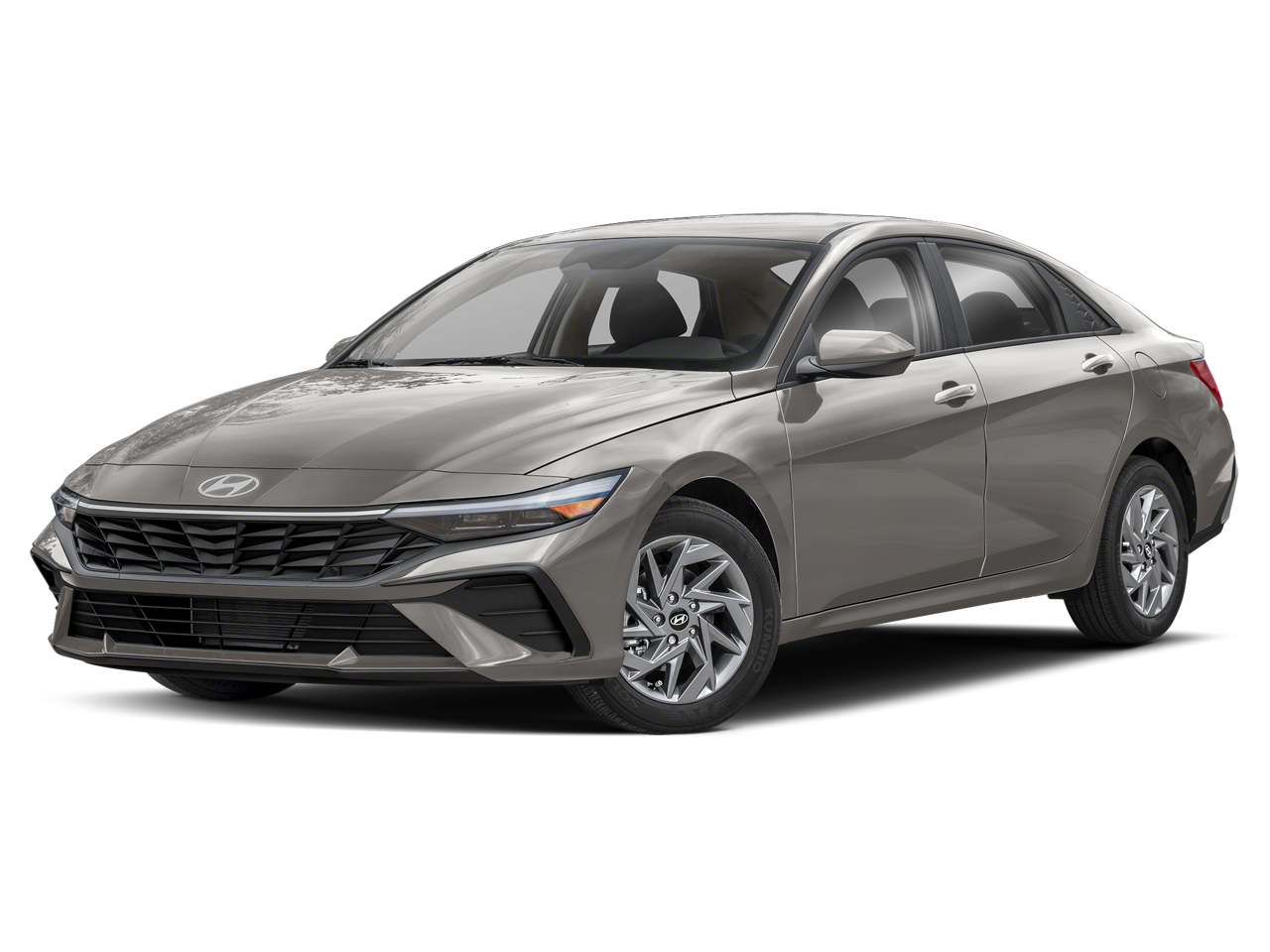 2026 Hyundai Elantra SEL Sport Premium Sedan in Fluid Metal — front three-quarter view