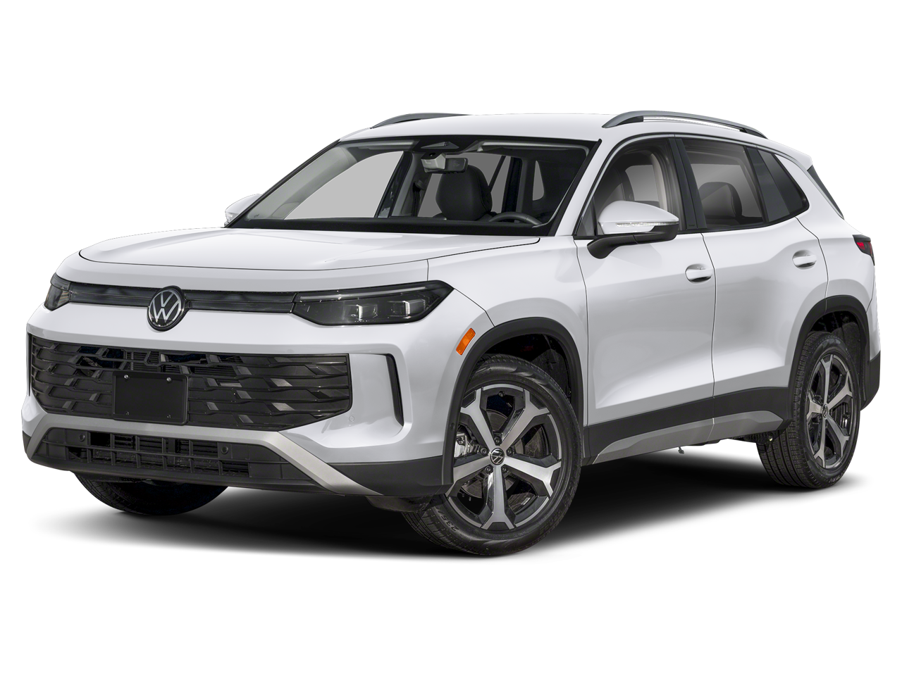 2026 Volkswagen Tiguan SE 4MOTION in Pure White — front three-quarter view