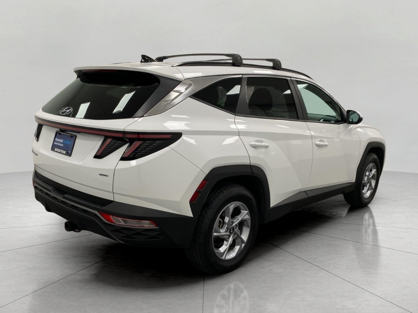 2023 Hyundai Tucson — rear three-quarter view
