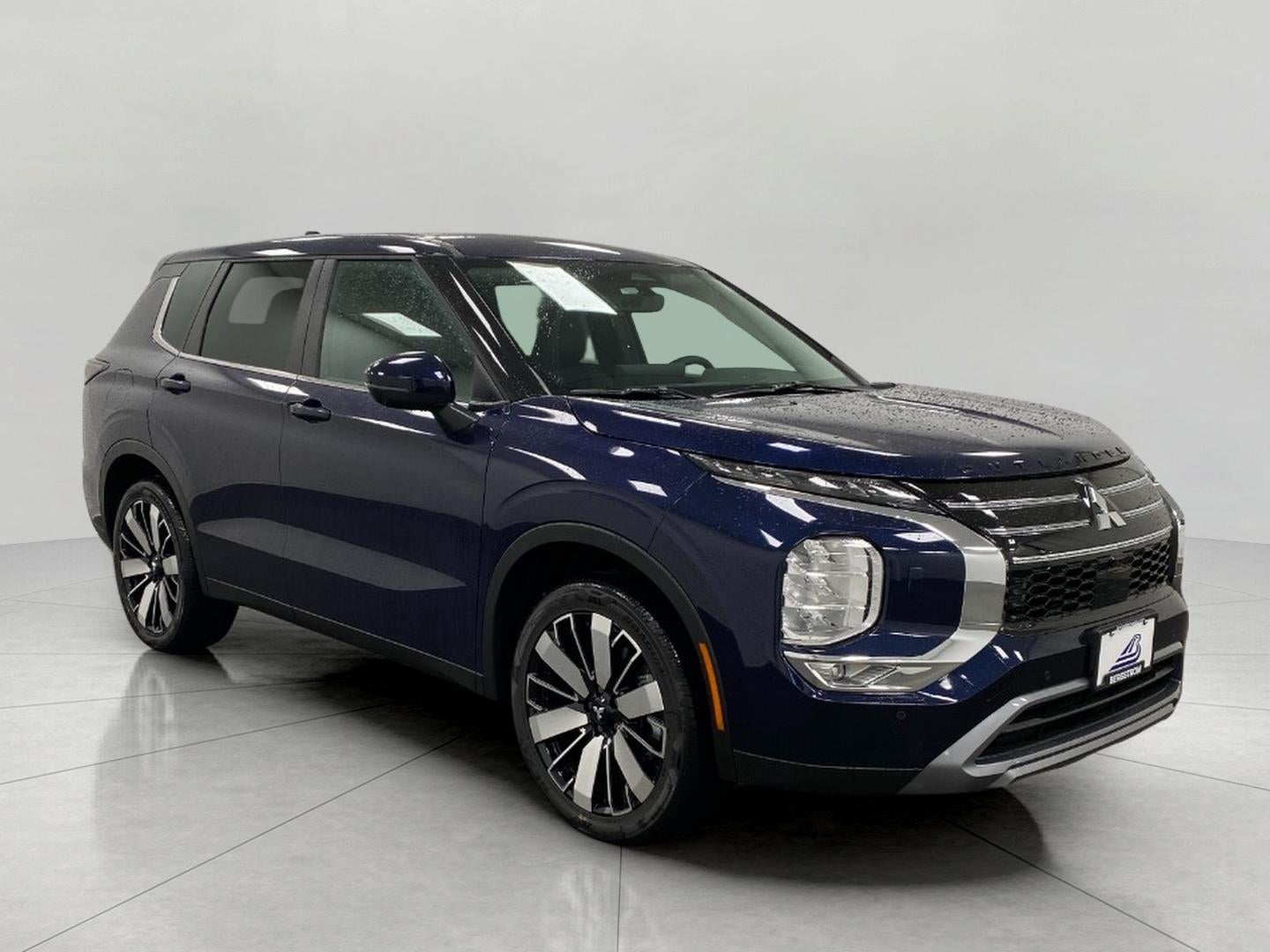 2026 Mitsubishi Outlander Ralliart S-AWC in Cosmic Blue Metallic — front three-quarter view