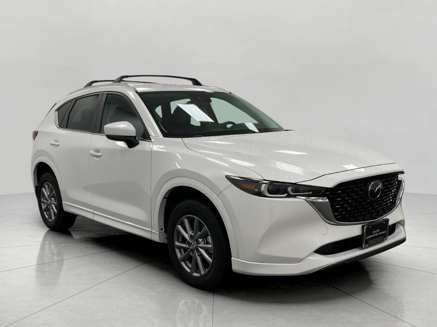 2025 Mazda Mazda CX-5 2.5 S Select Package AWD in Rhodium White Metallic — front three-quarter view