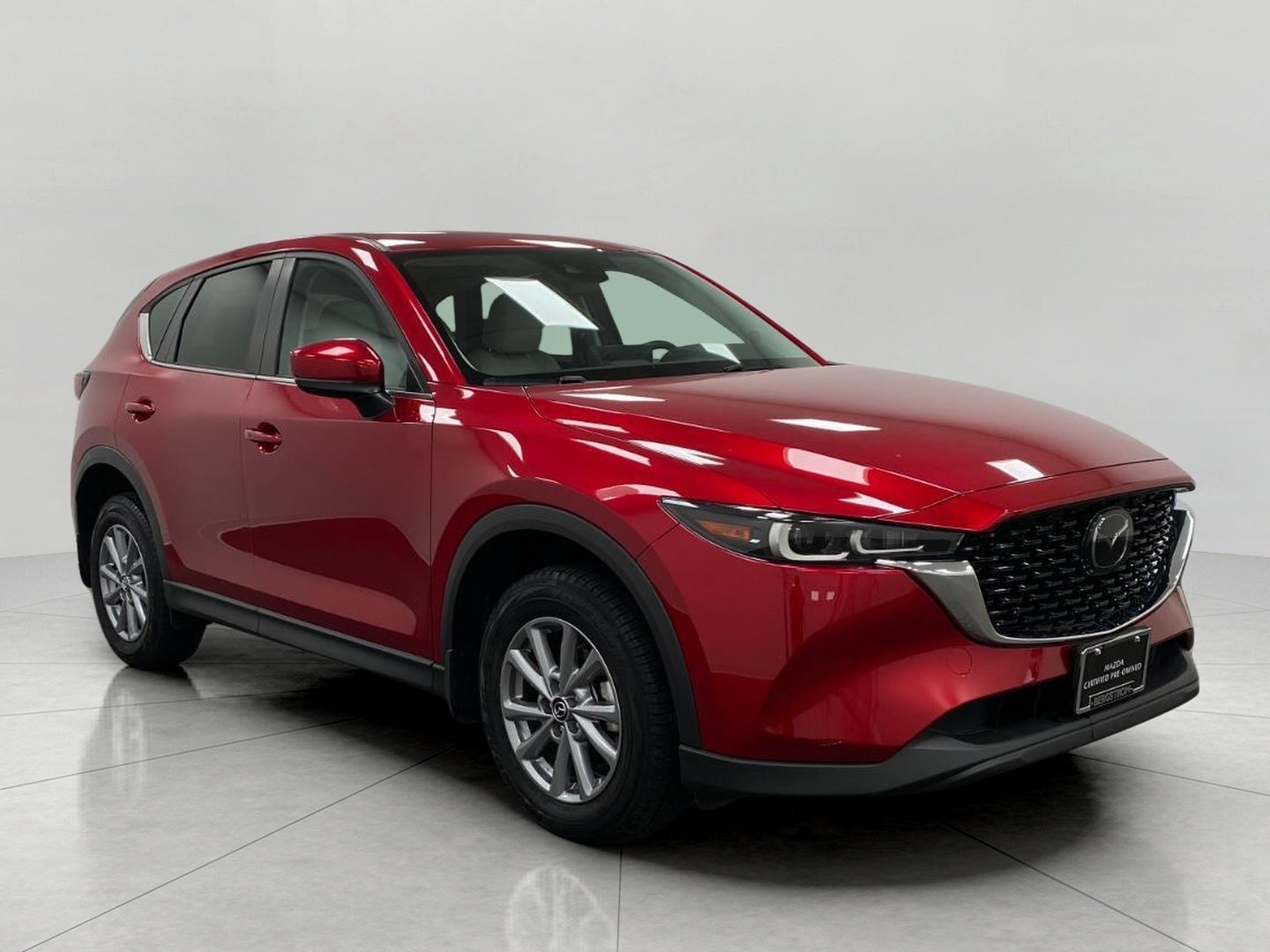 2023 Mazda Mazda CX-5 2.5 S Preferred Package AWD in Soul Red Crystal Metallic — front three-quarter view