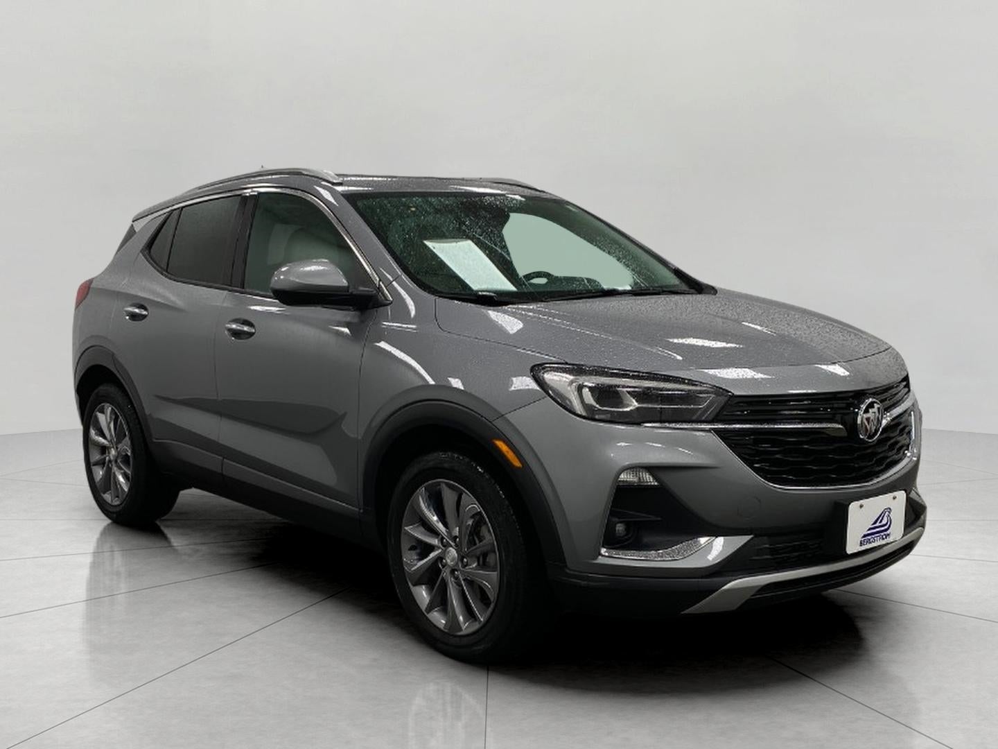 2023 Buick Encore GX FWD 4dr Essence in Moonstone Gray Metallic — front three-quarter view