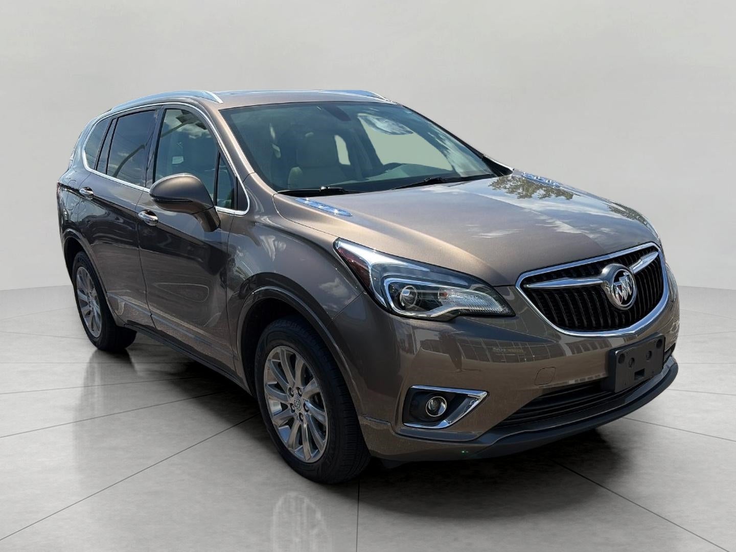 2019 Buick Envision AWD 4dr Essence in Bronze Alloy Metallic — front three-quarter view