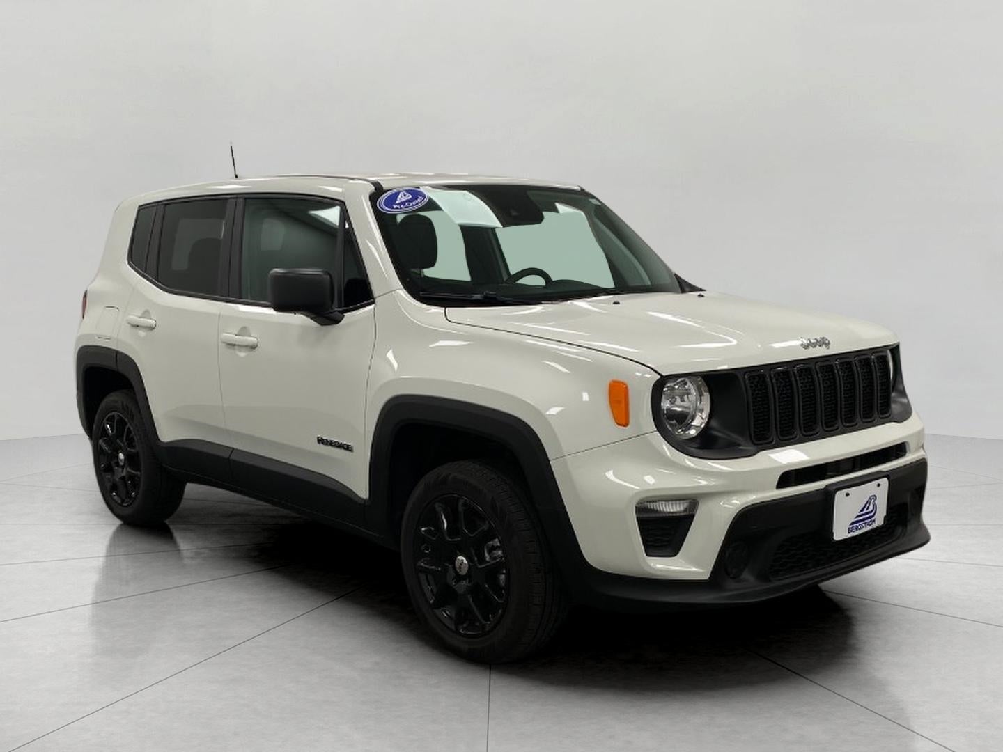 2023 Jeep Renegade Latitude 4x4 in Alpine White Clearcoat — front three-quarter view
